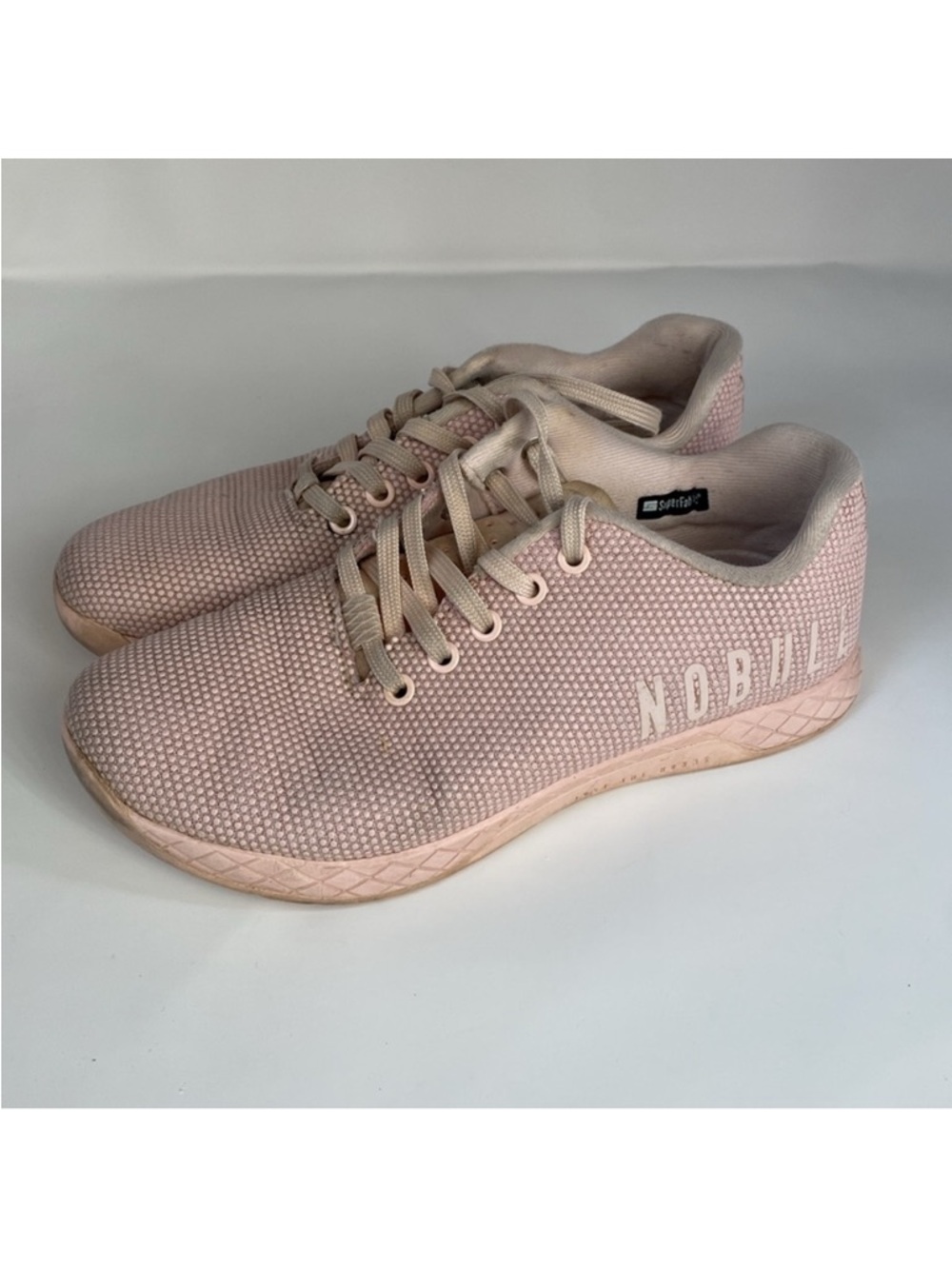 No Bull Heather Blush Pink Women’s No Bull Trainers Sneakers Lightweight
